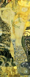 Water Serpents by Gustav Klimt